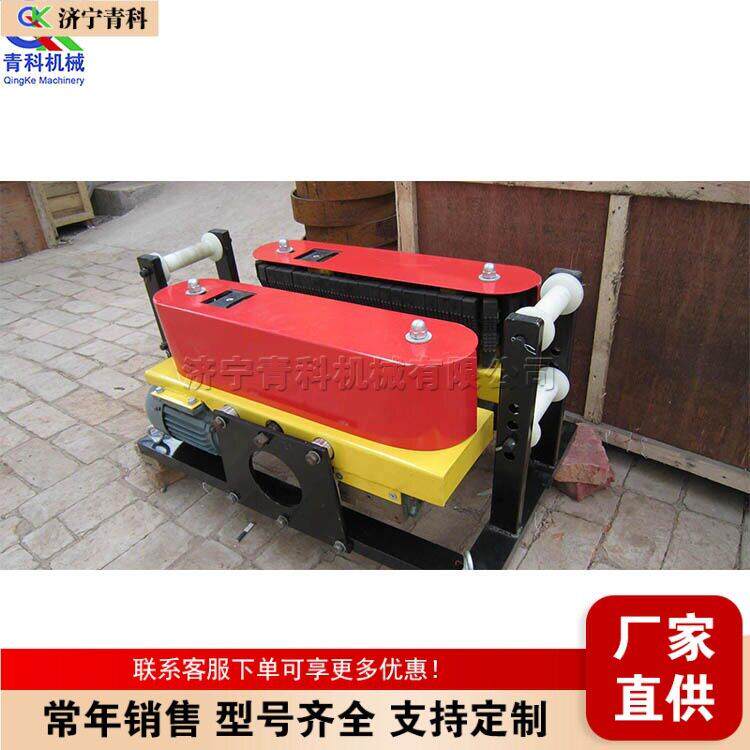 履带式电线电缆传输设备建筑施工电缆输送机电缆推送设备