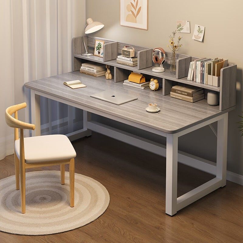 电脑桌书桌学习桌书架一体桌卧室家用办公工作台写字桌初中生课桌,纺织面料/辅料/配套,纺织机械配件,淘宝优惠券,粉丝福利购,淘宝优惠卷