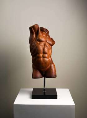 现代轻奢玄抽象艺术人物雕塑创摆GT-A070件桌面关客厅样意装板间