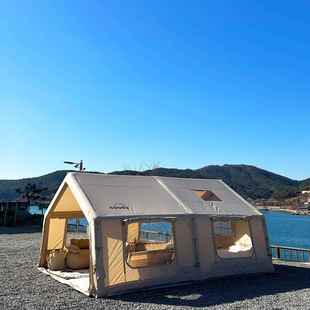 鑫Cood17军.20021充气露营帐篷户外野营免搭建二室一厅超大y空间8