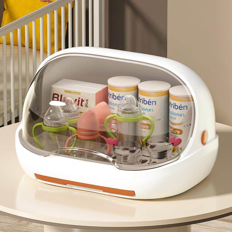 新款奶瓶收纳盒防尘带盖子婴儿专用沥水架宝宝餐具新生儿沥水收纳,厨房/烹饪用具,厨房置物架/置物柜/角架,淘宝优惠券,粉丝福利购,淘宝优惠卷
