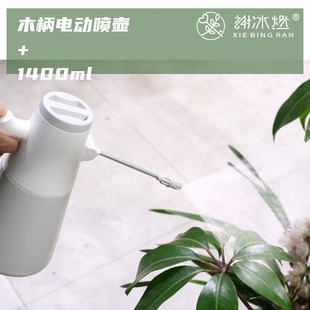 坤宁王喷壶浇花家用高压喷水壶洒水壶木纹园艺消毒专用电动喷雾器