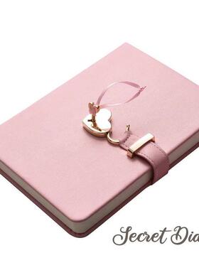 Secret Notebook Ruled Journal Lined Diary With Heart Lock Cr