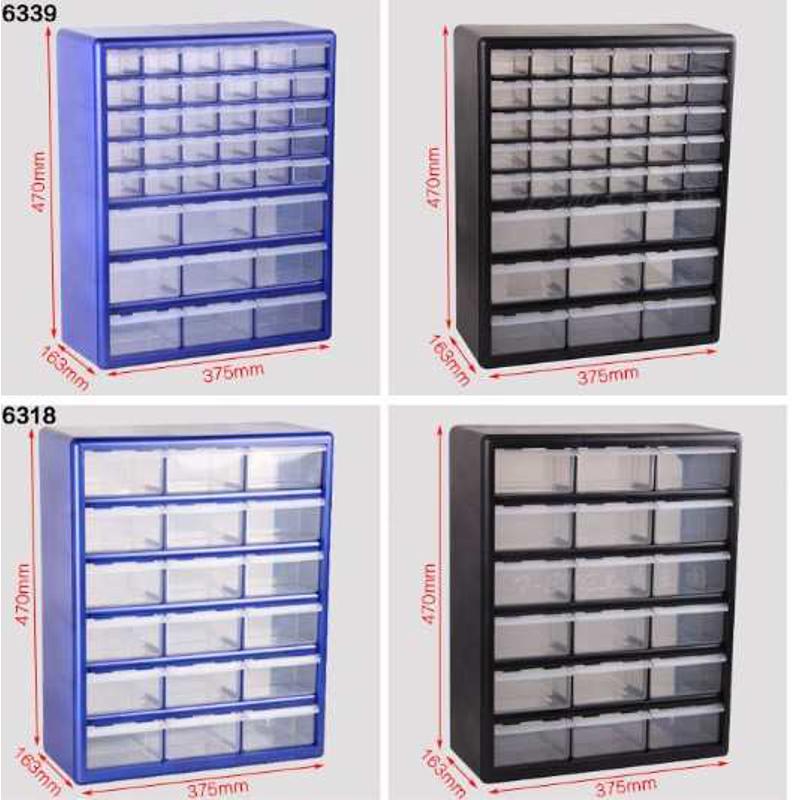 电子零件仓储塑料箱抽屉透明分类盒周转物料盒存放零件盒/收纳盒
