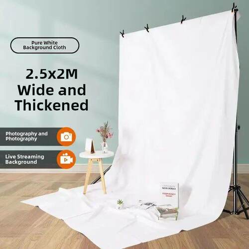 Pure white photography background cloth拍照背景布舞台幕布