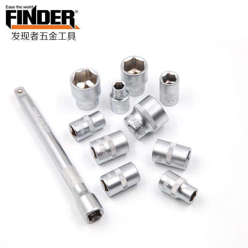 发现者五金工具12件套套筒扳手组套棘轮套装扳手扭矩工具厂家