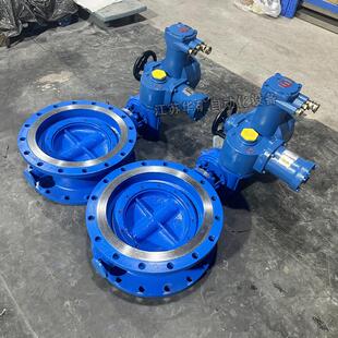 供应矿用软密封法兰蝶阀远程操作WSD943F DN200偏心阀门 16C