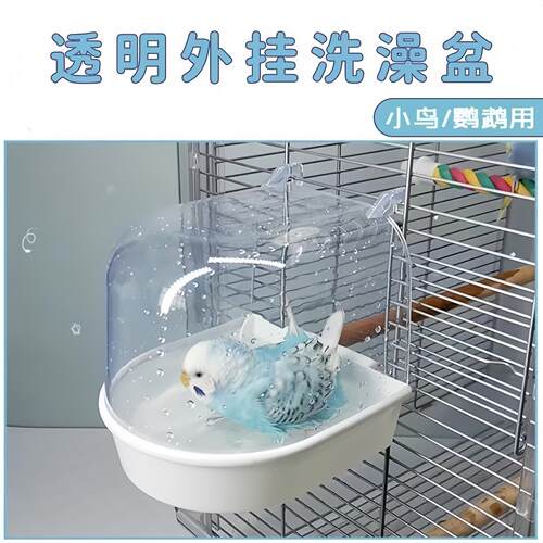 鹦鹉洗澡盆鹦鹉洗澡神器玄凤小太阳专用洗澡盆自动小鸟浴室洗澡器