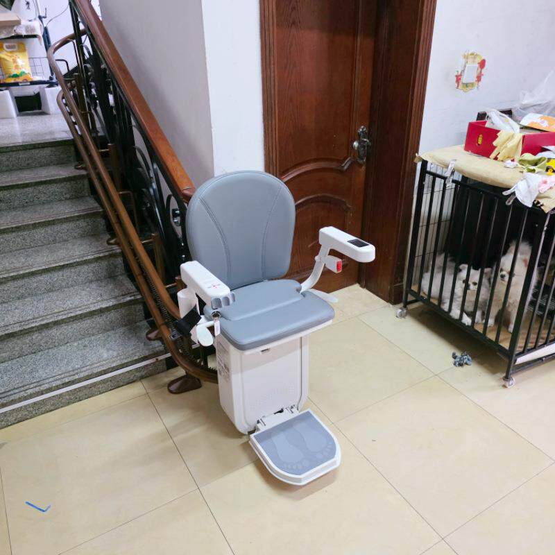 曲线式家用老人上下楼神器 电动爬楼机无障碍楼梯升降机