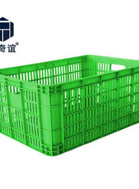正奇谊周转筐绿色B4筐外450*305*240单位个货期7天