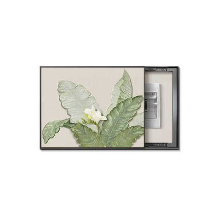 北欧风电表箱装饰画网红高级感电闸箱遮挡挂画配电箱弱电箱遮丑