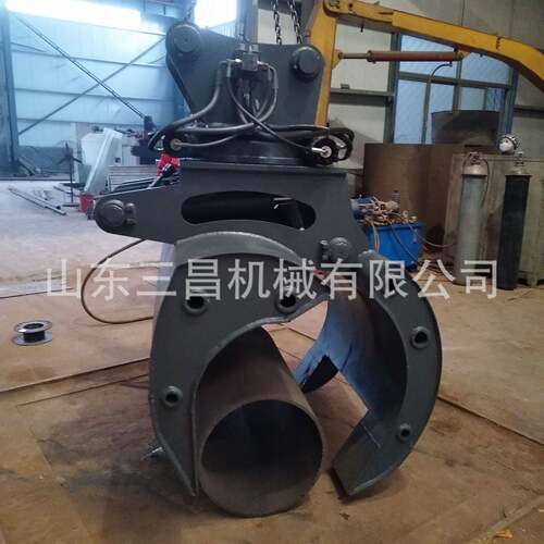 济宁液压双缸抓木器生产厂家挖掘机带抓石器三一75旋转式抓管机