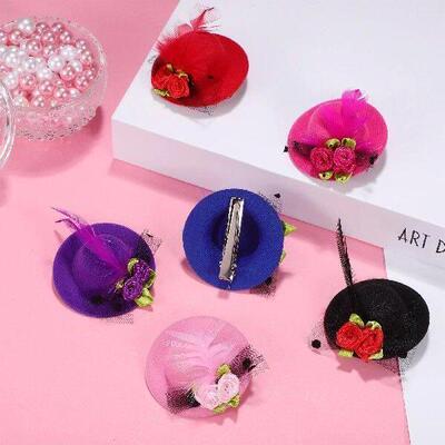 24 Pcs Fascinator Hats Kids Girls Small Small Fascinator