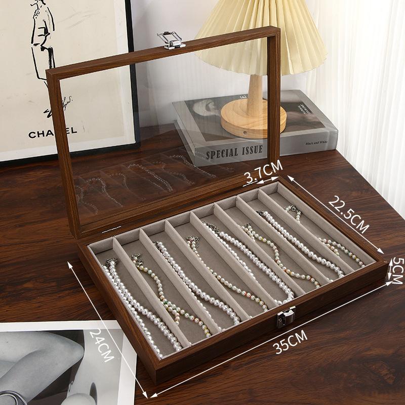 首饰盒防尘容量项链项链首饰箱