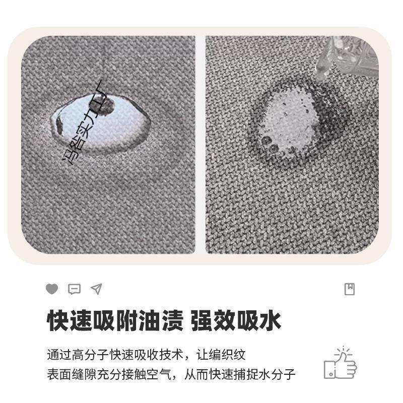 厨房地垫防油防滑免洗专用吸水脚垫长条门垫耐脏地垫2024新款