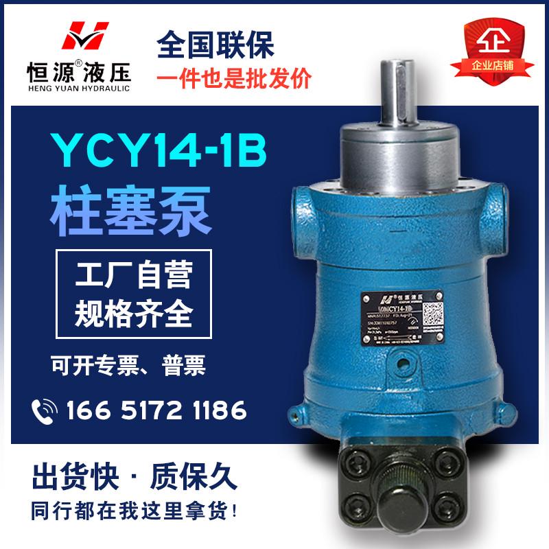 江苏恒源液压10 2540 63 80100YCY14-1B原装轴向柱塞泵剪板折弯机