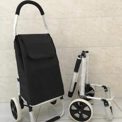 新铝合金买菜车XR-01款拉杆车折叠购物车车市超购物手推车礼品