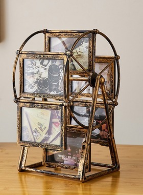 摩天轮创意家居摆件复古装饰摆件