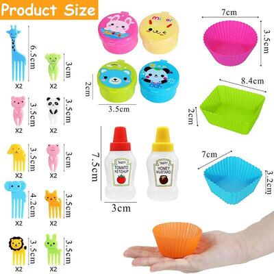 Mini Fruit Forks For Children Kids Cute Animal Snack Food Pi