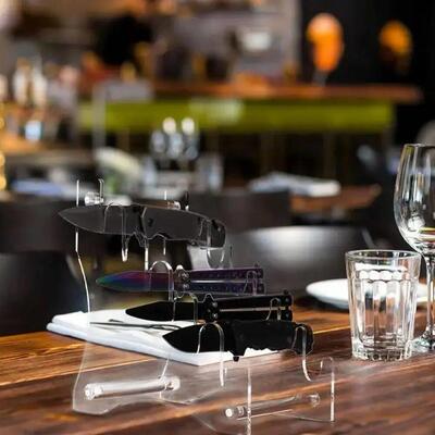 Unique Design Cutter Stand Transparent Cutter Organizer