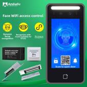 通用动态人脸识别门禁系统一体机办公玻璃门社区门禁锁套装