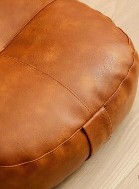 地F975H655日式蒲团垫上懒人地板革坐墩家用客厅飘窗榻榻米皮打坐