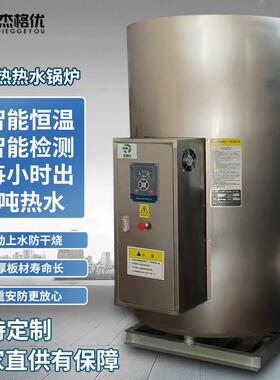 电加热热水锅炉不锈钢电蓄热式全自动常压立式循环电锅炉1吨