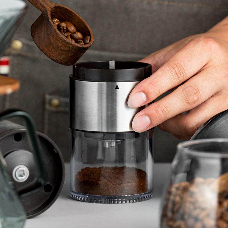 电动420不锈钢芯磨刀咖啡磨豆机户外手冲充电式便携自动磨粉