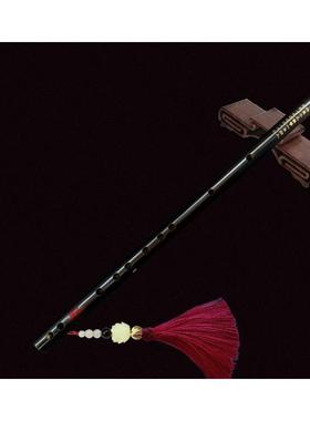 正品笛子初学者精制黑色笛古竹自c学乐器入门成人d横笛f调g笛风儿