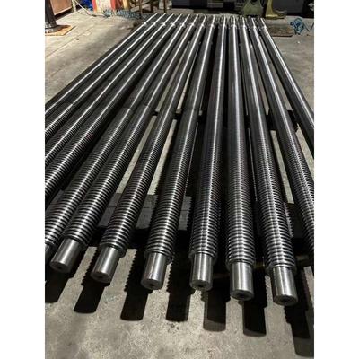 大型梯形丝杆螺母套左右旋正反牙矩型T型牙丝杠非标加工定制