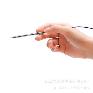 跨境新款编织工具不锈钢环形针套装80厘米14支毛衣针编织毛衣针