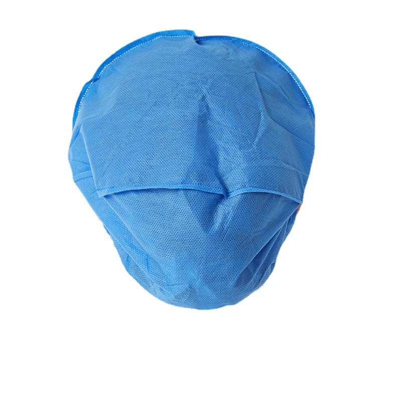 无纺布手术帽一次性帽子蓝色防尘罩医生帽护士餐饮工作头罩源头厂