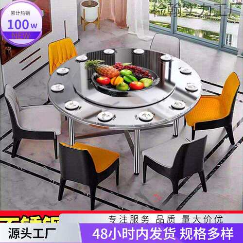 饭馆方子特桌厚不带锈钢折叠圆桌长桌摆摊GPE转盘组合小吃店酒席