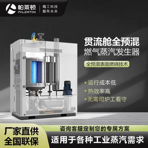 厂家现货天然气2吨蒸汽锅炉橡胶烘干工业低氮环保大型蒸汽发生器