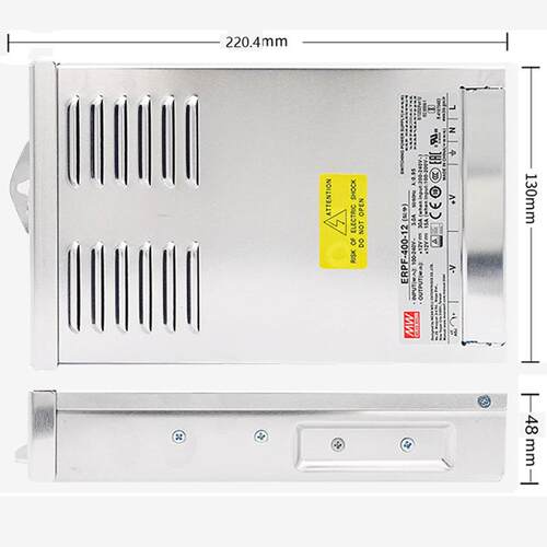 胶ERPF-40-12/24/48V半灌防雨电源40W0监控LED发光GWY字灯0带
