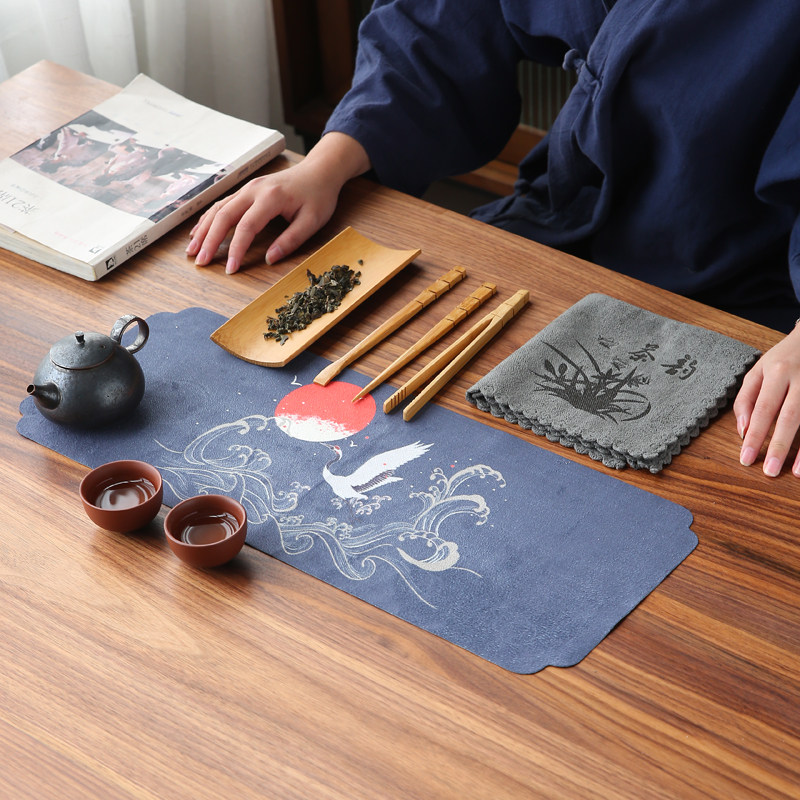 茶室干泡茶席茶道茶巾功夫茶具零配件茶夹棉麻布艺竹制桌旗茶垫,餐饮具,茶具礼盒,淘宝优惠券,粉丝福利购,淘宝优惠卷