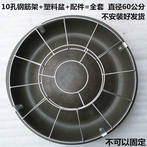 新款全新双胞胎槽用小猪猪仔猪料食补塑料料槽料教热卖圆形食槽