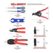 三匠具MC4光伏连器429压钳太阳能端子钳线压工接接工具套装