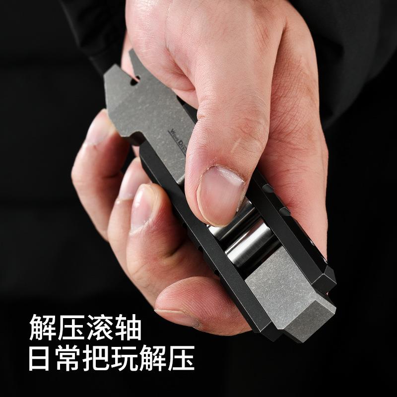 直销现货新品 钛合金撬棍edc解压工具 户外多功能撬棍EDC求生工具