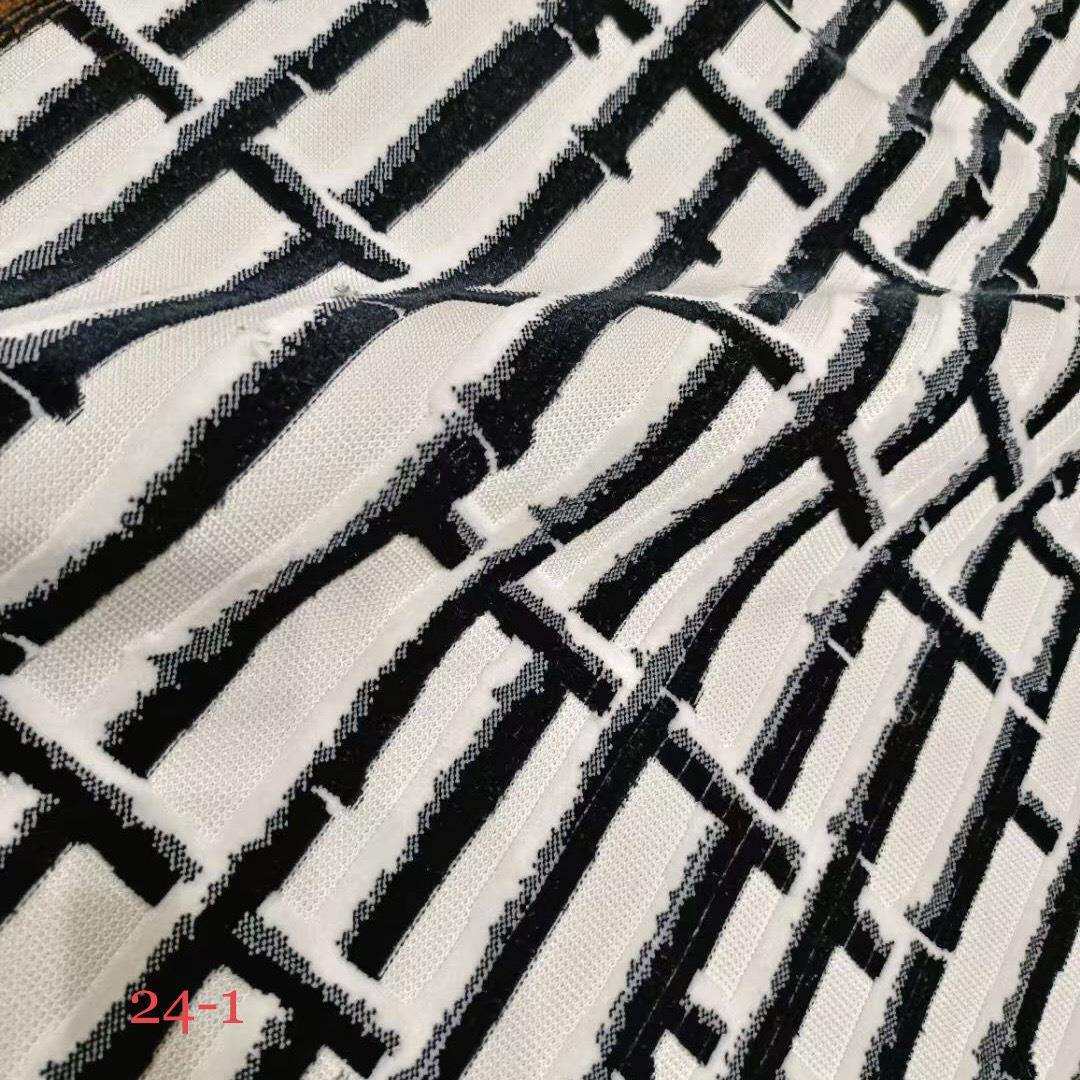 门幅140cm绒布凹凸提花仿割绒复合沙发布抱枕布样板房软装面料
