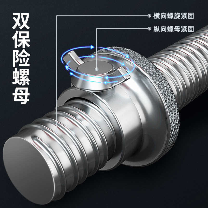 杠铃男士家用健身直杆弯杆曲杆器材包胶深蹲举重卧推大重量杠铃