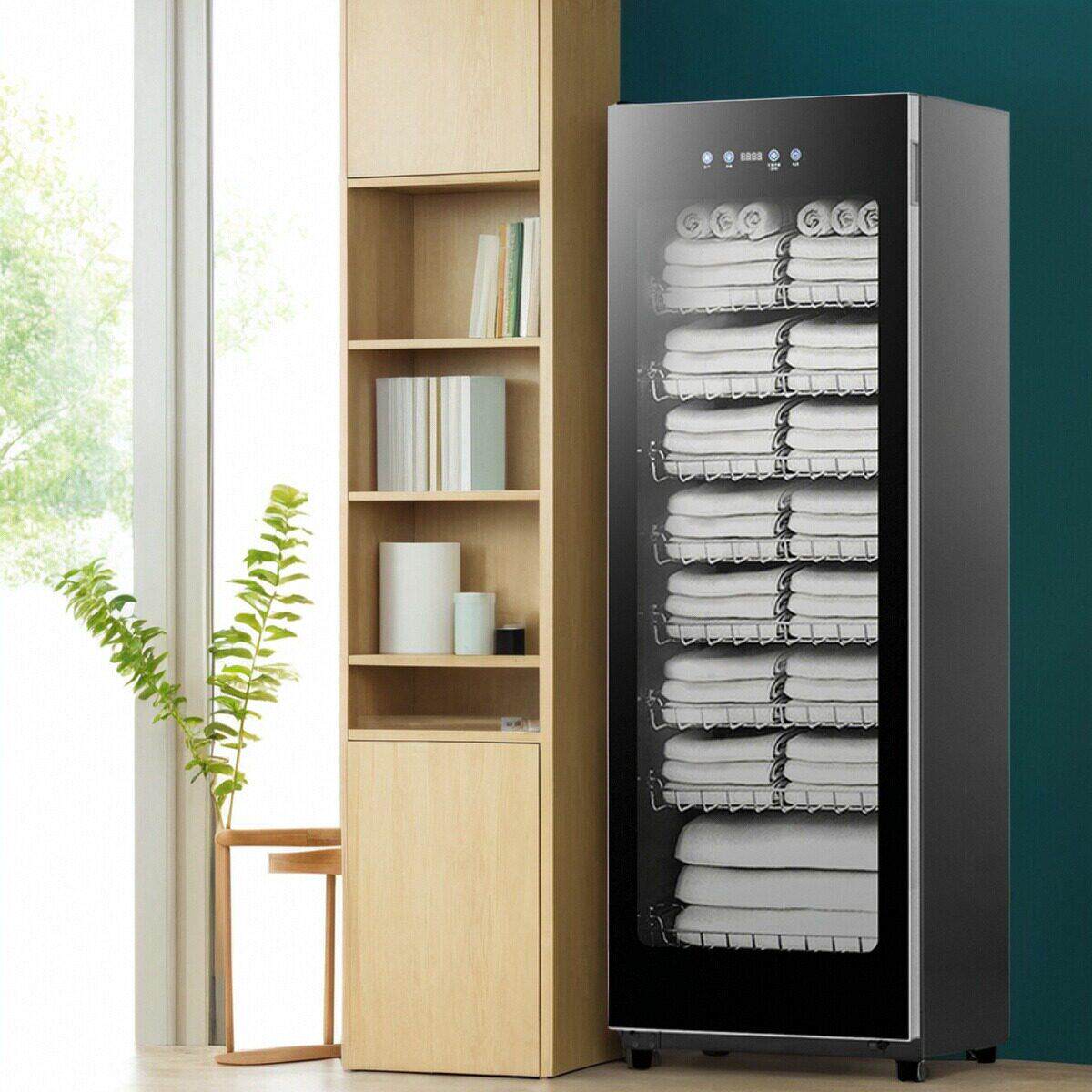 美容院毛巾衣物消毒柜衣服家用小型内衣紫外线 线商用立式拖鞋理