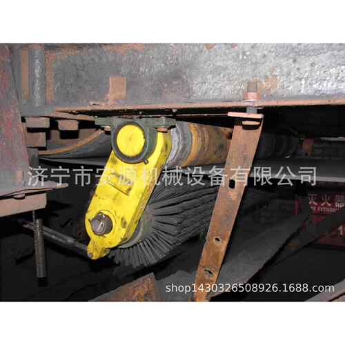 水泥厂被动式滚刷清扫器无动力滚刷清扫器B=800毛刷清扫器