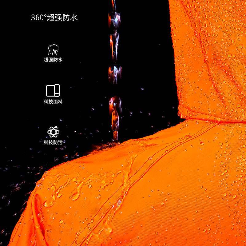 环卫清洁工人式雨衣雨套装两件交通裤安全警示道施工物路业反光雨