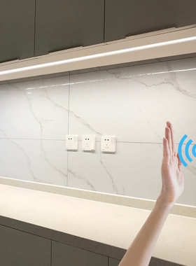 COB智能手扫感应led灯带衣柜橱柜层板长条灯USB电视背景照明灯条