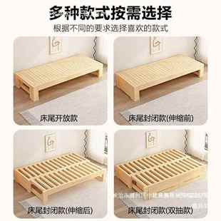 厂人家直折叠沙发床米两用实木家用销客厅小0095户型榻榻单简