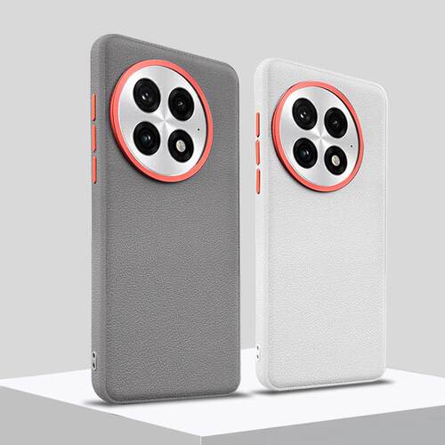 适用一加13手机壳磁吸1加13素皮曲屏全包1+13镜头五金大孔oneplus