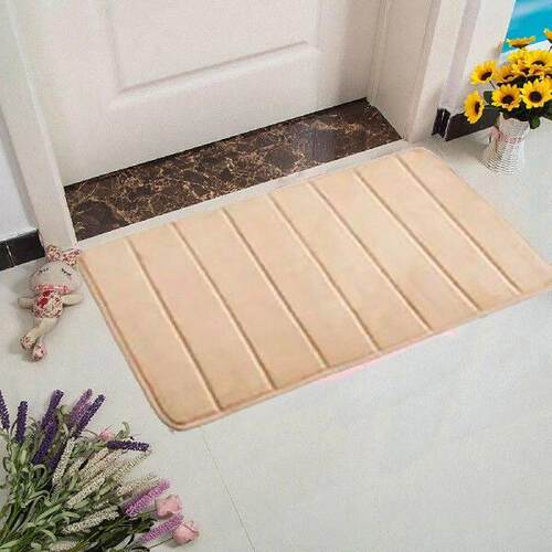 Memory Foam Bath Mat Bathroom Rugs Toilet Soft Non Slip Mat