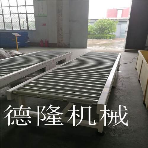 动力流水线转弯机手推式滚筒线托辊滑梯输送托辊镀锌滚筒不锈钢
