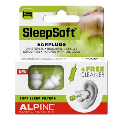 荷兰Alpine Sleep睡眠睡觉耳塞防噪音防呼噜旅行降噪超柔软可水洗